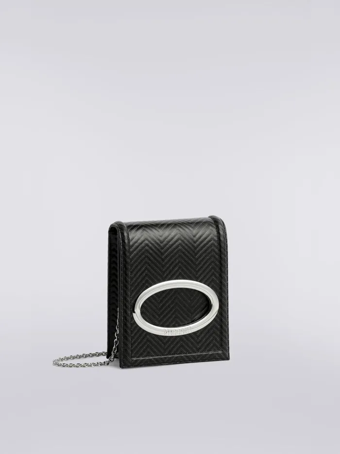Women Zigzag Fabric Shoulder Bag Black Missoni Bags Women Zigzag Fabric Shoulder Bag Black Missoni Bags