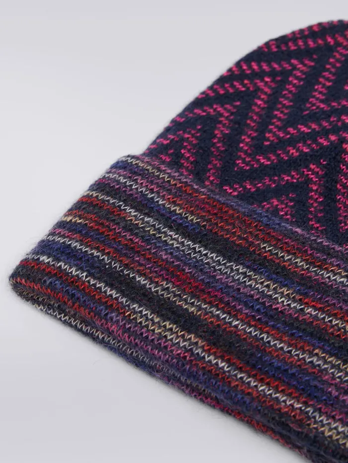 Women Zigzag Wool And Alpaca Hat Multicoloured Missoni Hats Women Zigzag Wool And Alpaca Hat Multicoloured Missoni Hats
