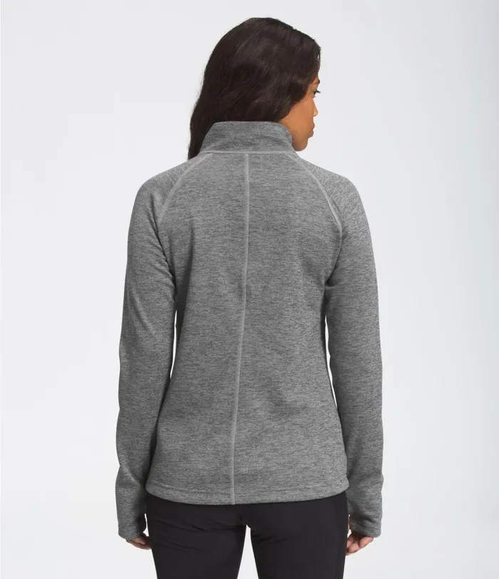 Womens The North Face Fleece Canyonlands FullZip Fleece Tnf Medium Grey Heather