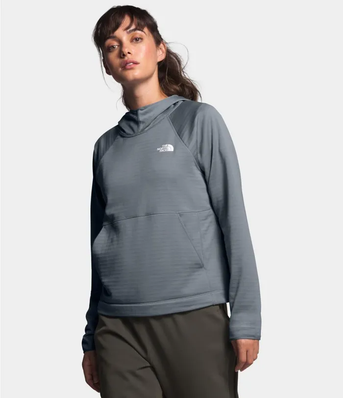 Womens The North Face Hoodies and Sweatshirts Echo Rock Pullover Hoodie Mid Grey