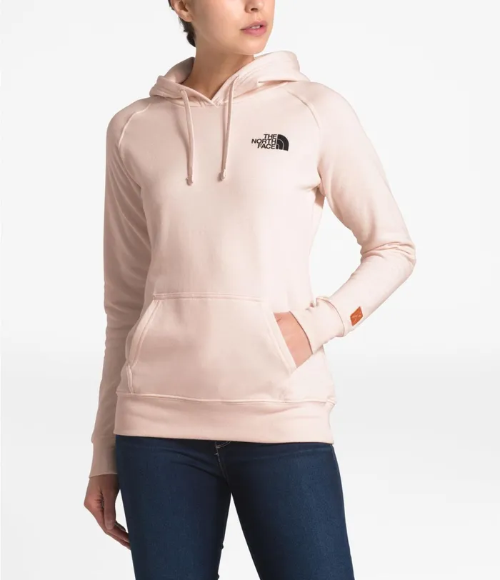 Womens The North Face Hoodies and Sweatshirts Pink Ribbon Pullover Hoodie Purdy Pink