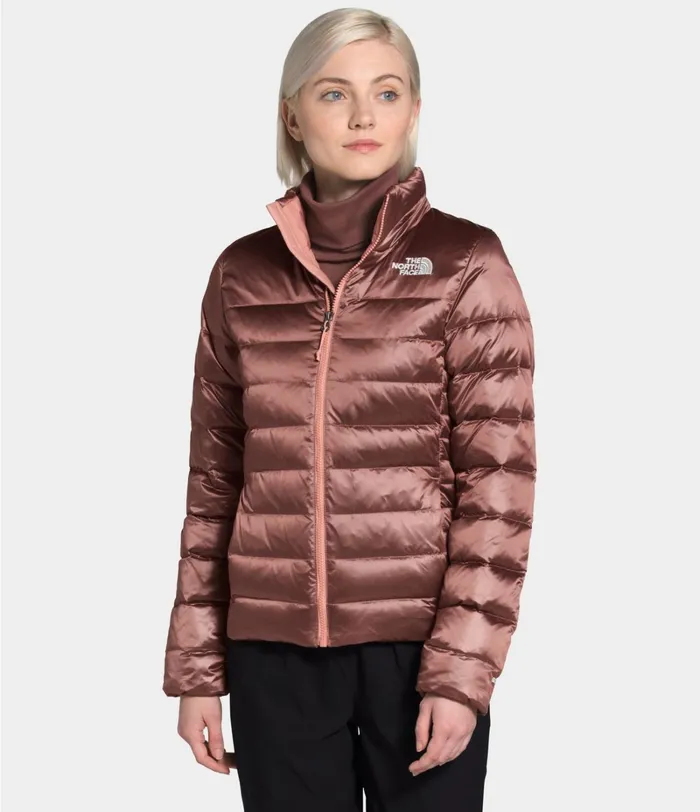 Womens The North Face Insulated and Down Jackets Aconcagua Jacket Pink Clay