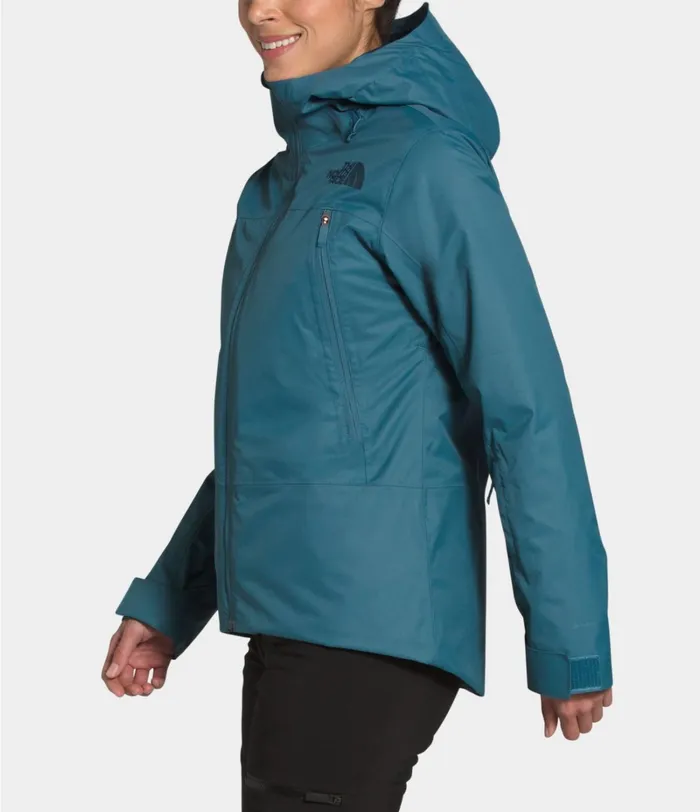 Womens The North Face Insulated and Down Jackets Clementine Triclimate Jacket Mallard Blueblue Wing Teal