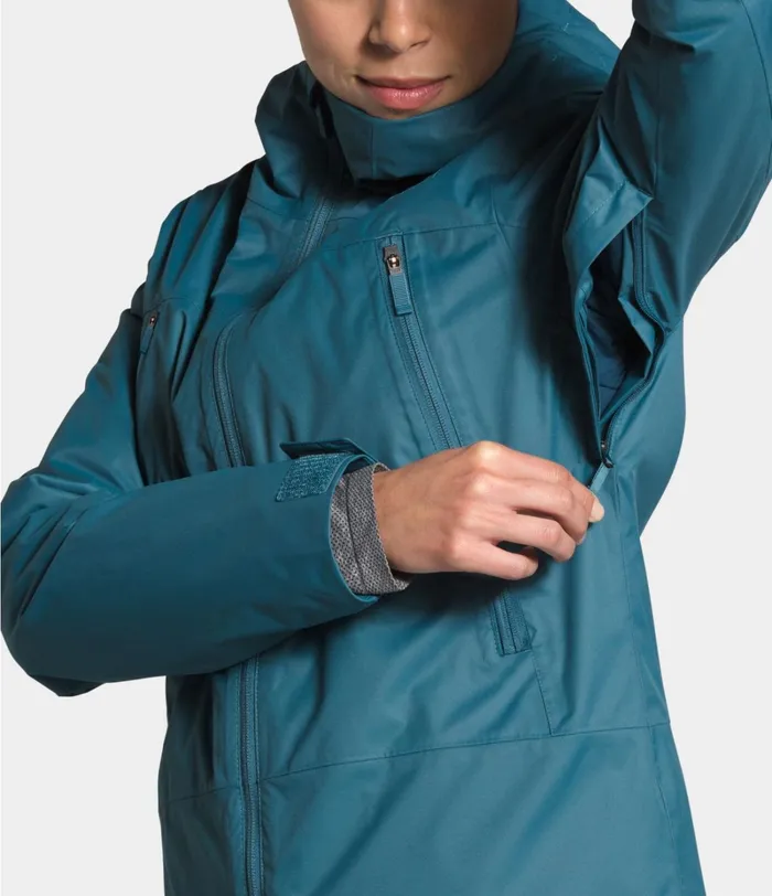 Womens The North Face Insulated and Down Jackets Clementine Triclimate Jacket Mallard Blueblue Wing Teal