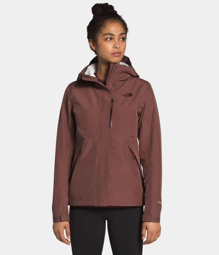 Womens The North Face Rainwear Dryzzle FUTURELIGHT Jacket Marron Purple