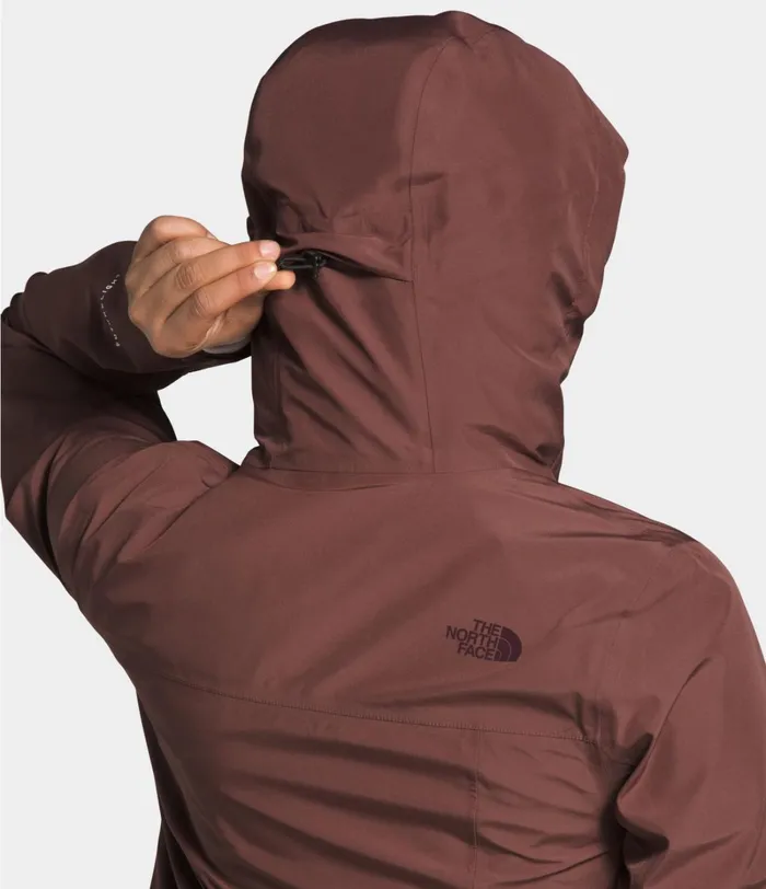 Womens The North Face Rainwear Dryzzle FUTURELIGHT Jacket Marron Purple