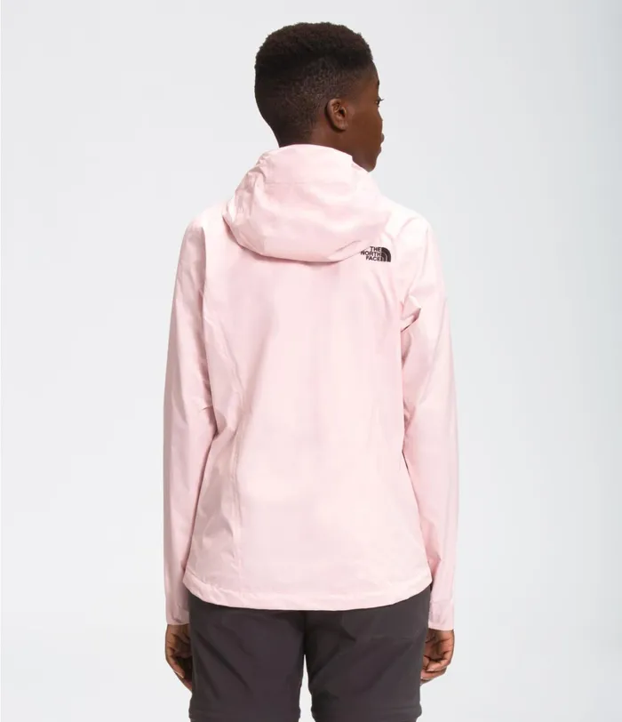 Womens The North Face Rainwear Pink Ribbon Venture 2 Jacket Purdy Pink