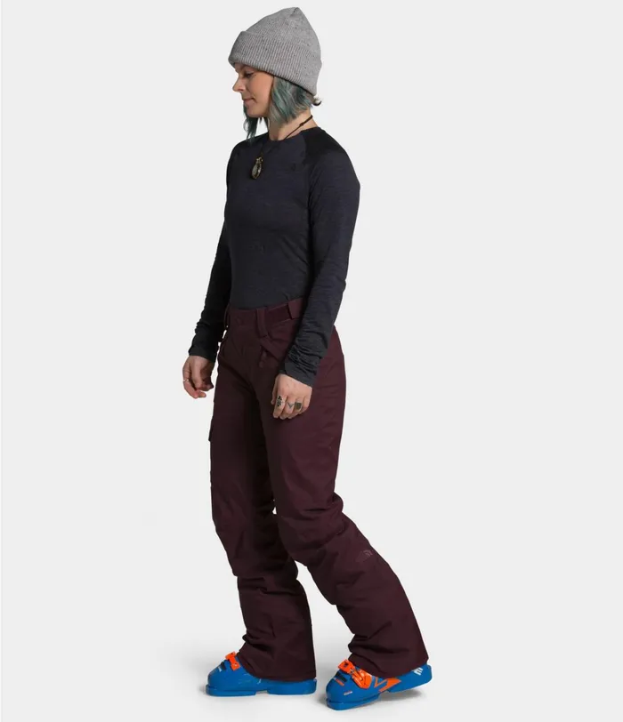 Womens The North Face Snow Freedom Pants Root Brown