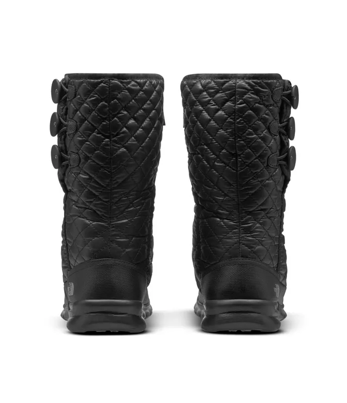 Womens The North Face Winter Boots Thermoball Buttonup Boots Tnf Blacktitanium