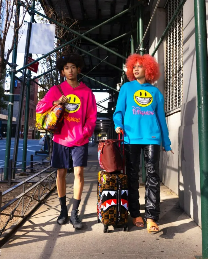 ZEBRA ELEPHANT RON ENGLISH COLLAB TOTE Bags SPRAYGROUND